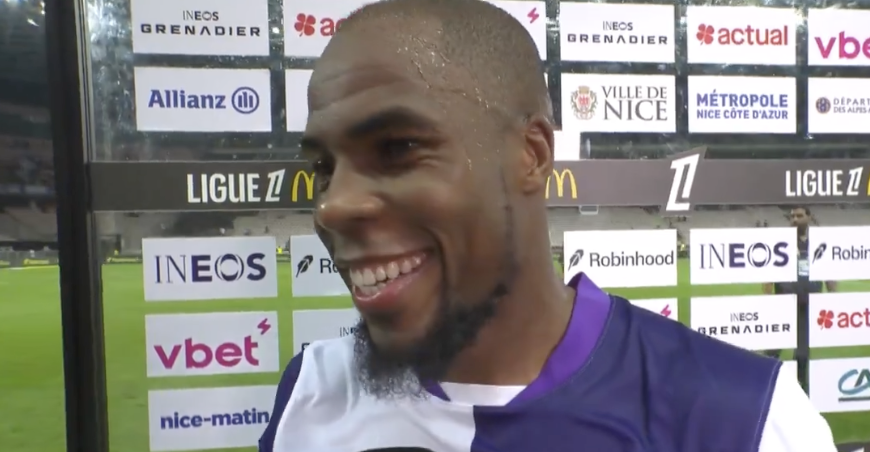 EN VIDÉOS - Le but de Sidibé à Nice et son interview exceptionnelle en Facetime dans le vestiaire