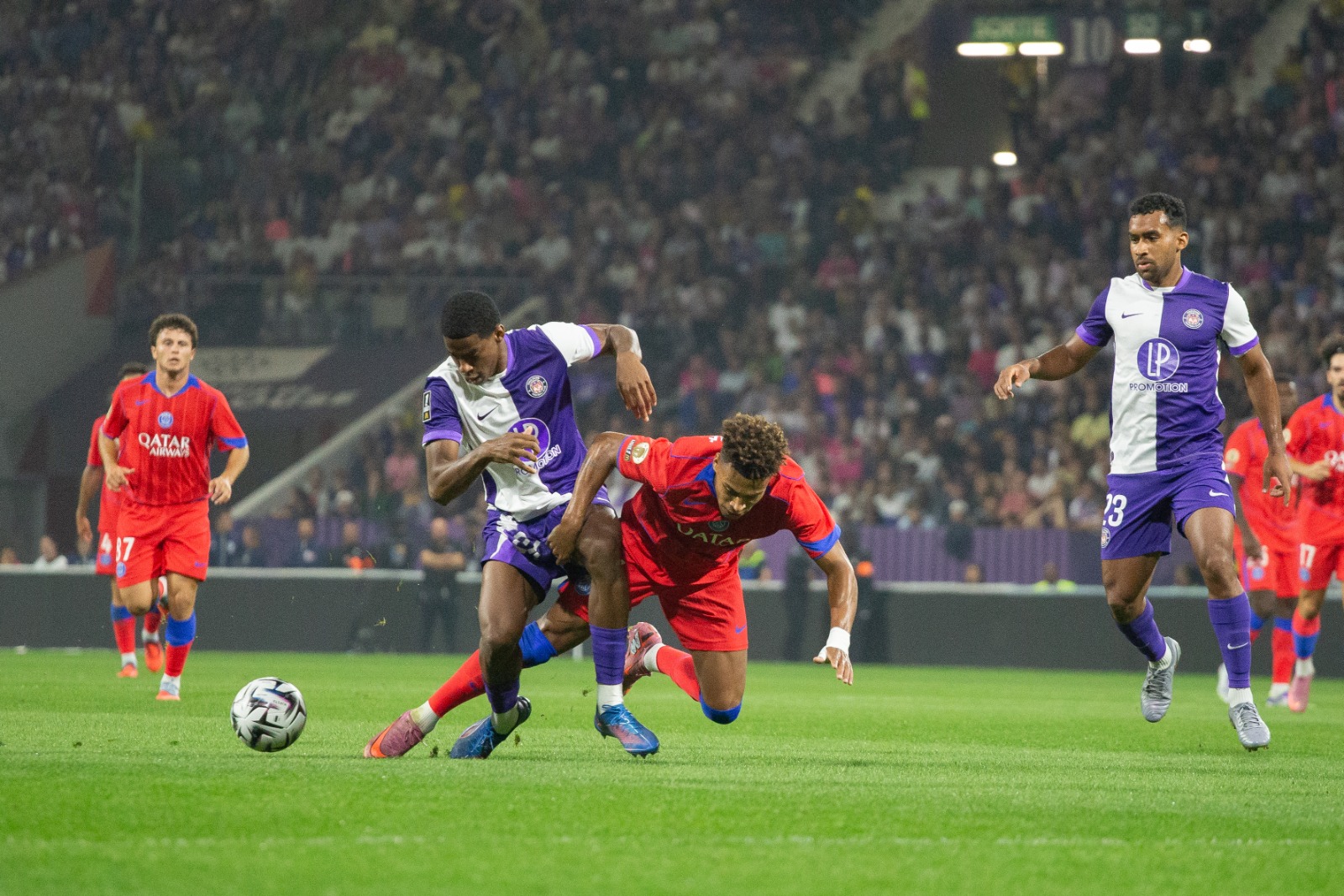 Live : le TFC s'incline contre le PSG au terme d'un match spectaculaire (3-6)