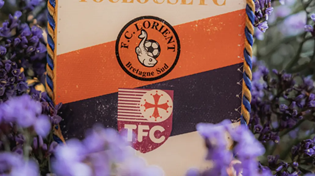 2002 - Echarpe finale FC Lorient - Le Maillot Vintage : Maillots de
