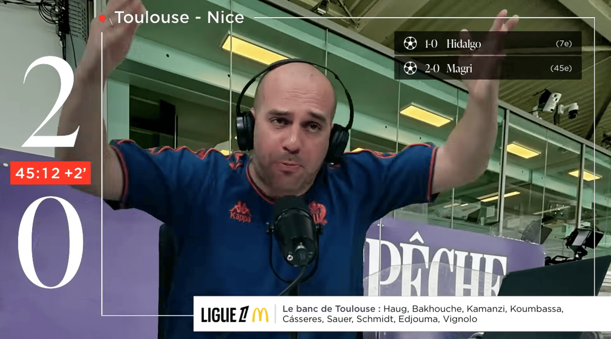 « On n’arrive pas à résoudre le problème Magri », le commentateur de l’OGC Nice craque de nouveau