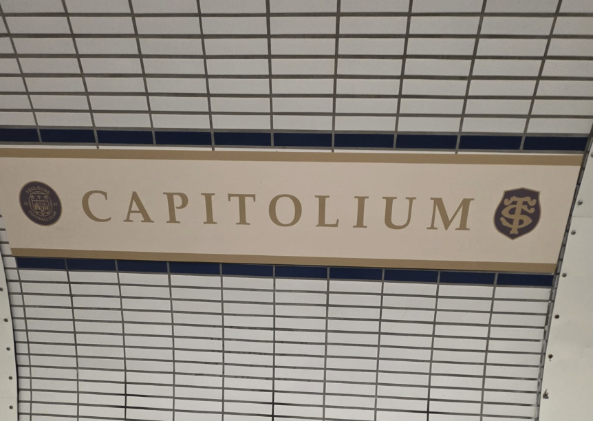 Toulouse : le métro Capitole transformé par le TFC et le Stade Toulousain