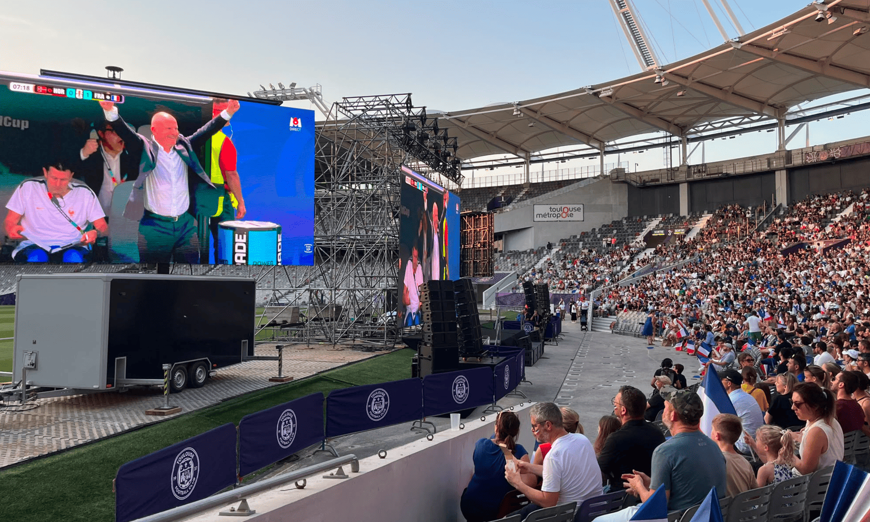 TFC - Airbus : 8 500 personnes au Stadium, le pari du club est réussi