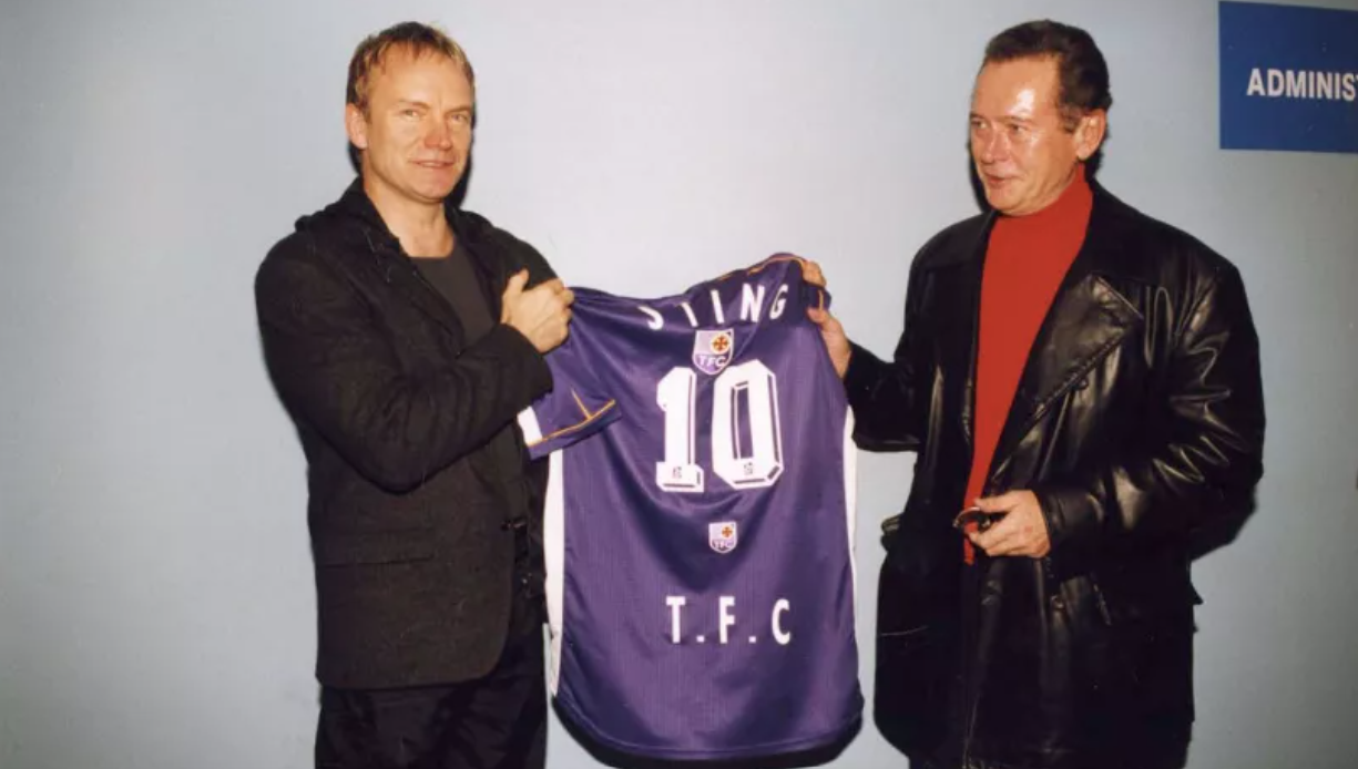 Quand Sting repartait de Toulouse avec un maillot du TFC
