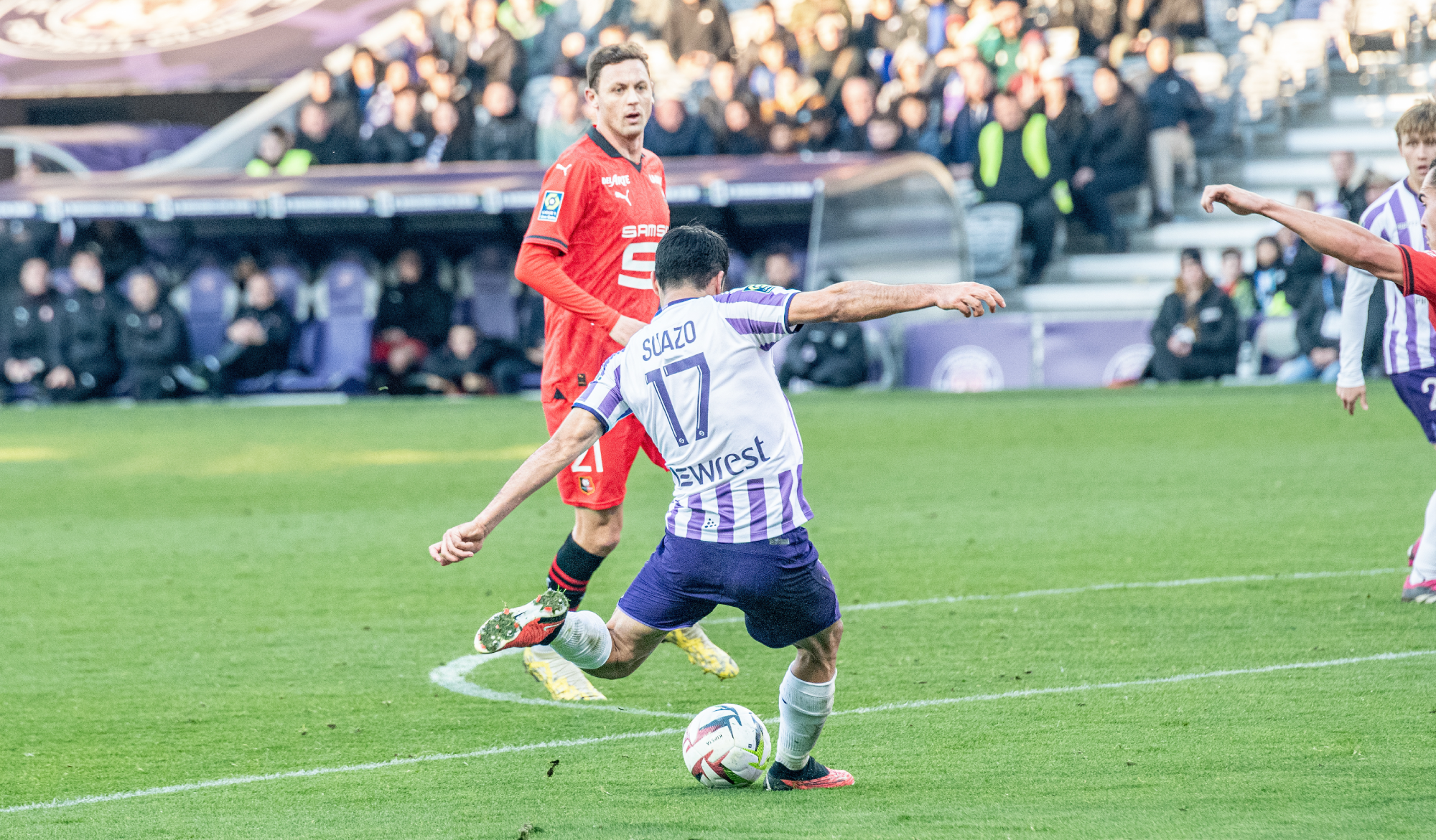 Quels sont les Toulousains qui touchent le plus de ballons en attaque ?