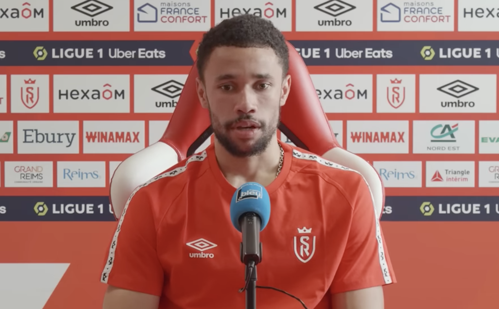 Yehvann Diouf (Stade de Reims) : “Repartir avec 0 point, c'est frustrant”