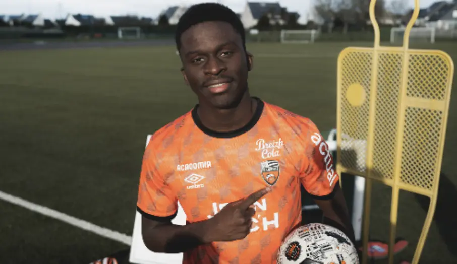 Fanion FC Lorient - Tissu Multicolore - Neuf