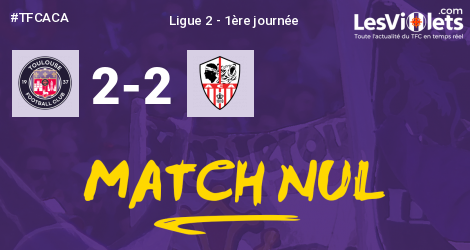 Live : Le TFC accroché par l'AC Ajaccio, 2-2 !
